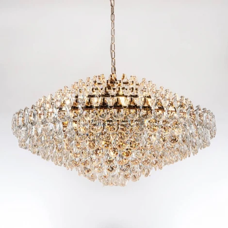 Подвесная люстра хрустальная Modelux MODELUX ML.8861.32P GD