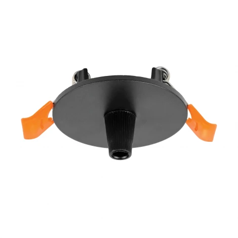 Чаша потолочная встраиваемая д/подвода питания на 48В черный Lightstar Due Hermes 510007