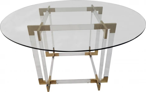 Стол обеденный IST-CASA Никсон MH-07DT, прозрачный