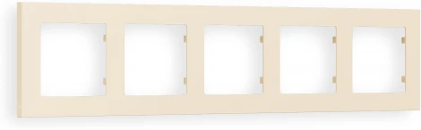 Рамка Ambrella Volt ALFA Techno (Бежевый матовый) 5-ая AF220335