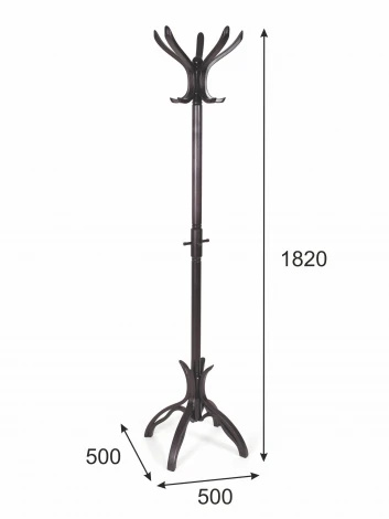 Вешалка напольная В 12Н венге от фабрики Mebelik