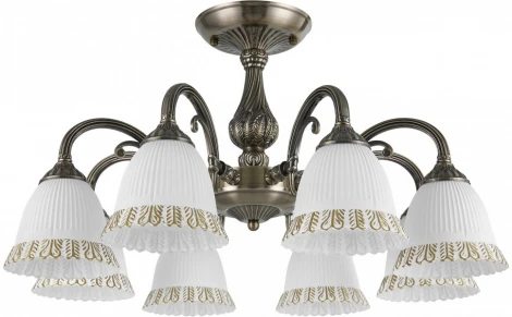 Потолочная люстра на штанге Arte Milano AM347410 347410/8 AB (220V)