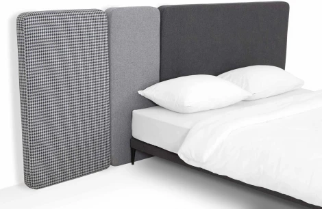 Кровать Licata ОГОГО (арт.709376), (Ткань,Рогожка,Микрошенилл/Серый)