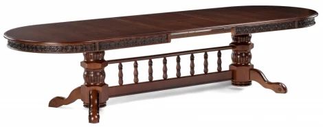 Деревянный стол Woodville Кассиль орех с коричневой патиной 450829