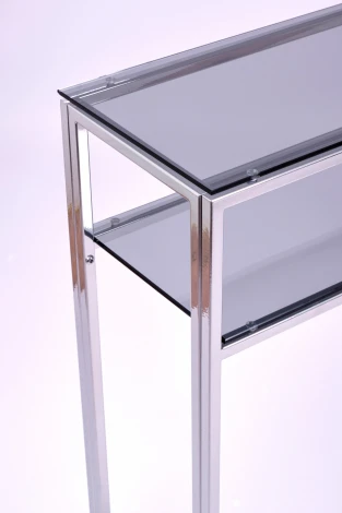 Консольный стол AllConsoles 1042-CS grey серебряный