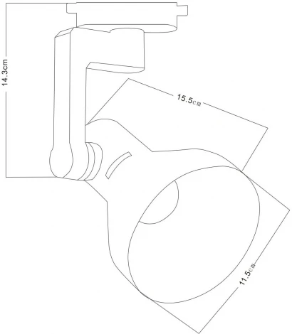 Трековый светильник Arte Lamp Nido A5106PL-1WH (220V)
