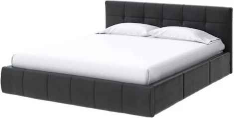 PROxSON Кровать Varna без основания (Экокожа Черный) 140x200
