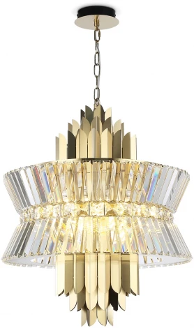 Подвесная люстра с хрусталем Ambrella High Light LH41017 (220V, на цепи)