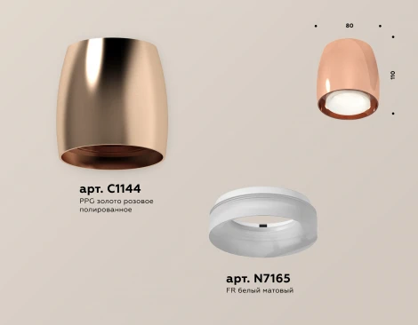 Накладной точечный светильник Ambrella Techno Spot XS1144020 (220V, круглые)