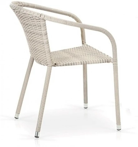 Плетеное кресло Y137C-W85 Latte (Искусственный ротанг/Бежевый) Afina