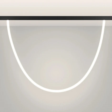 Светильник с гибким неоном магнитный MAG-ORIENT-TUBE-ELASTIC-R25-L2500-35W Day4000 (BK, 360 deg, 48V, DALI) (Arlight, IP20 Металл) 044331