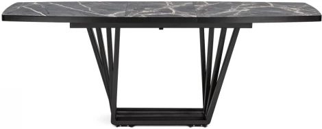 Стол на тумбе Woodville Эудес черный 528471