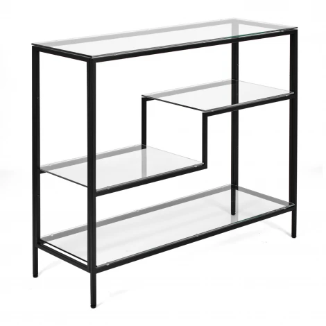 Консольный стол AllConsoles 1011-CB clear черный муар