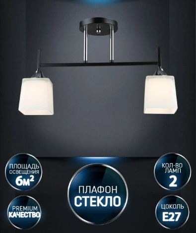 Потолочная люстра Wedo Light Semel WD3640/2C-BK-CR-WT