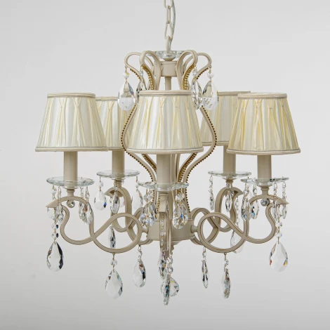 Подвесная люстра Abrasax Jasmin 2019/5 (220V, на тросе, свеча)