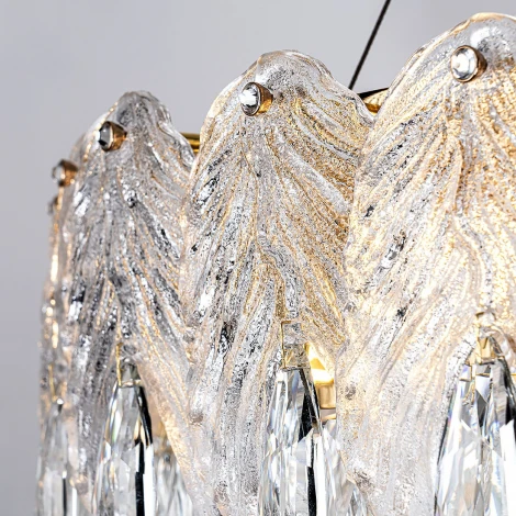 Подвесная люстра хрустальная Modelux ML.7445.800 GD