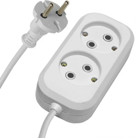 Удлинитель 2-х местный 5 метров без заземления Stekker Home 39203