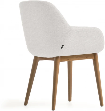 Стул Konna бежевого цвета на ножках из массива ясеня La Forma (ex Julia Grup) арт.108095