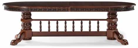 Деревянный стол Woodville Кассиль орех с коричневой патиной 450829