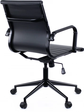 Компьютерное кресло Everprof Leo Black T Экокожа Черный