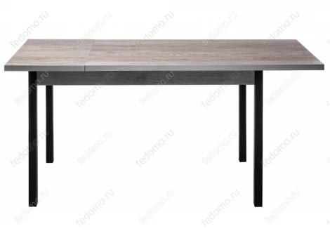 Стол Woodville Оригон навара / черный матовый 368663