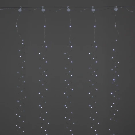Гирлянда светодиодная занавес Роса 3х3м 300LED с контроллером и пультом Sneha A-972 W c