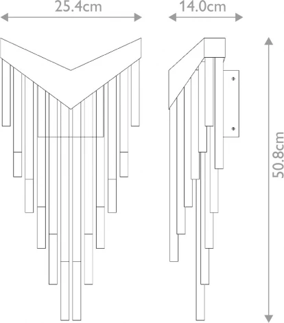 Настенный светильник Eurofase QN-VIVIEN-1W-BG (LED, 220V)