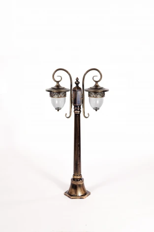 Наземный фонарь Oasis Light KRAKOV 1 L 87207LA/18L Gb (220V, фонарь, под старину, IP44)