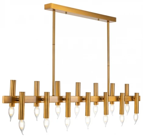 Потолочная люстра большая на штанге Leonardo 2156/05/14PL Stilfort (220V, свеча)