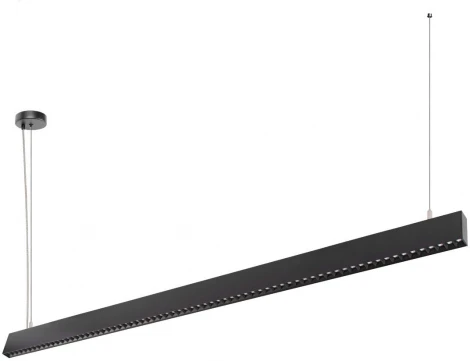 Подвесной линейный светодиодный светильник Loft It Vim 10318/B Black (220V, на тросе)
