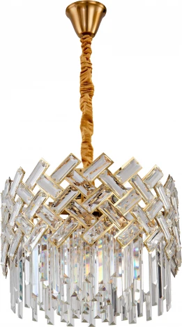 Подвесная люстра Zortes Dia ZRS.01277.06 (220V, хрусталь, на цепи, круглые, IP21)