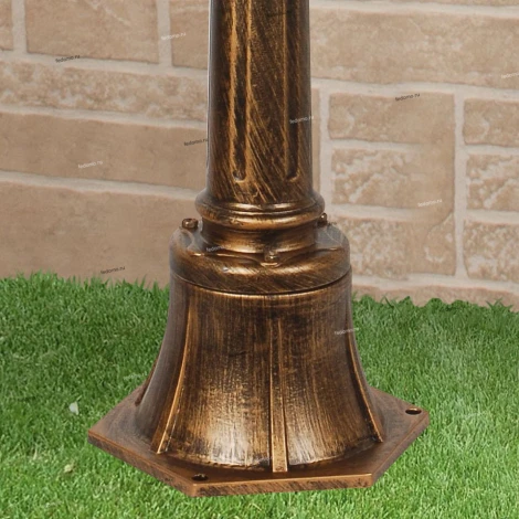 Наземный фонарь Elektrostandard Diadema черное золото GLYF-8046F