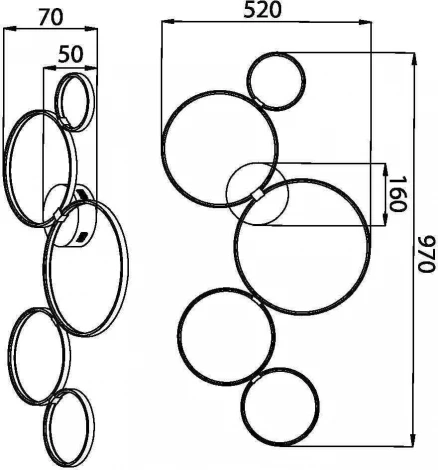 Потолочная светодиодная люстра Olympia MOD448CL-L40WK Maytoni (220V)
