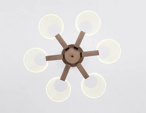 Подвесная люстра Ambrella Acrylica AK4025 (регулировка яркости, LED, 220V, пульт управления, управление смартфоном, умный дом - PC.Lamper, на цепи)