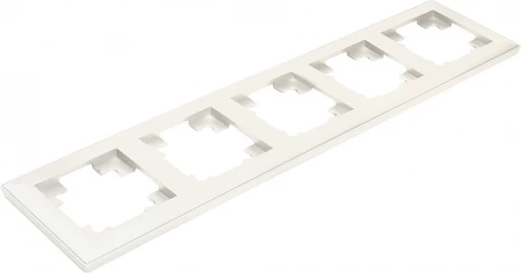 Рамка на 5 постов (белый) Stekker Катрин 39796