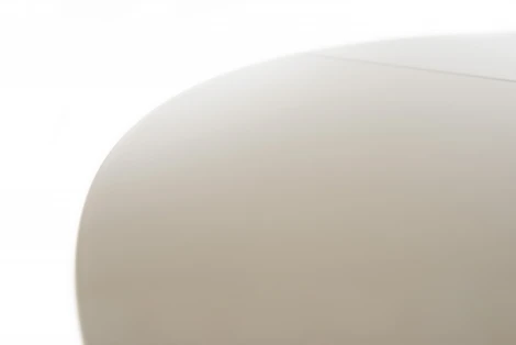 Стол Ривьера СВ D90, Стекло, Эмаль белая/Капучино, 7, Аврора