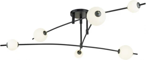 Потолочная люстра на штанге Lussole Hart LSP-7208 (LED, 220V, шарики)