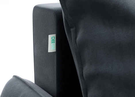 ПОРТЛЕНД Диван угловой серый D1 furniture арт.AAA41670004