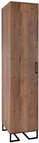 Шкаф 1-дв. Loft_Дуб табак (без полок)  R-Home арт.4009292h_Табак