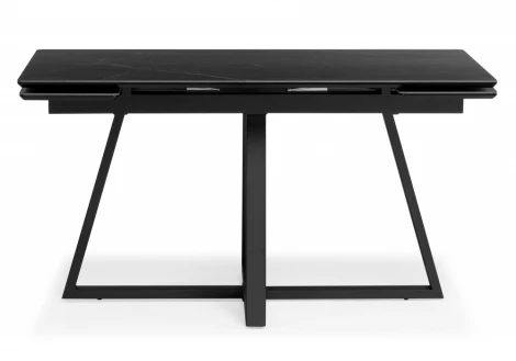 Кухонный стол Notta Памелла 120(180)х80 shakespeare black / черный