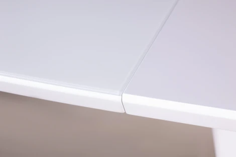 Стол раскладной Madison (100+40 см) матовое закаленное стекло белый Top Concept 2000000001067