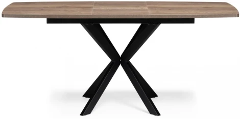 Стол Woodville Палу дуб галифакс табак / черный 551074