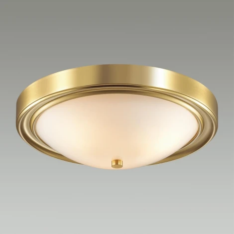 Настенно-потолочный светильник круглый Nina 5259/3C латунь E27 3*60W (220V, круглые)