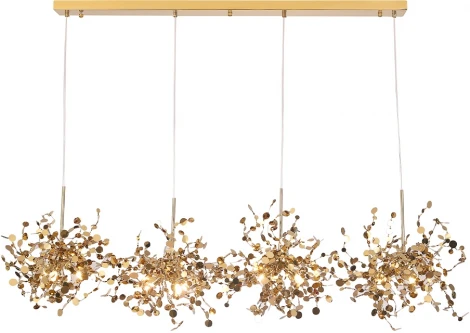 Подвесной светильник Crystal Lux Garden SP3х4 L1600 GOLD (220V, на проводе, ветки)