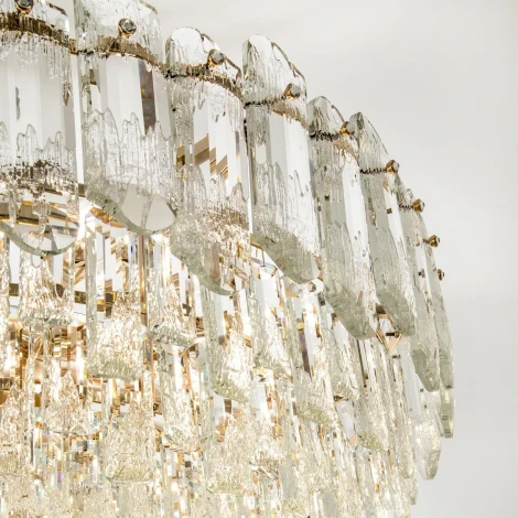 Подвесная люстра хрустальная Modelux MODELUX ML.7083.18 GD