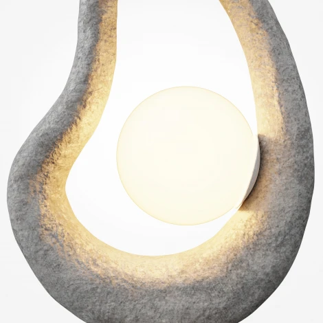 Настольная лампа Maytoni Opus MOD380TL-01GR (220V, выключатель, шар)