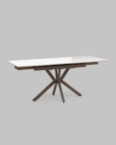 Стол Stool Group раскладной Marmer 120-180*80*76 керамика капучино УТ000039730