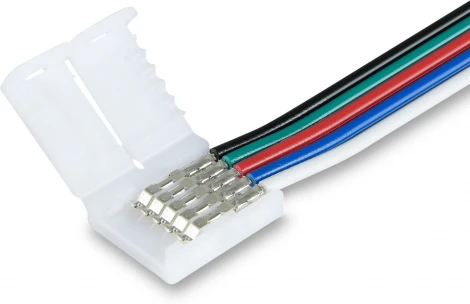 Соединитель гибкий Ambrella Illumination GS7301 односторонний для светодиодной ленты 5050 12/24V (5 конт.) 150 мм