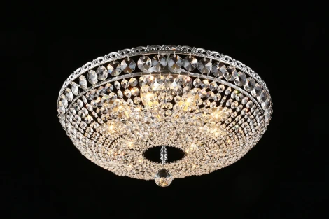 Потолочная люстра на штанге хрустальная Wiga APL.758.07.09