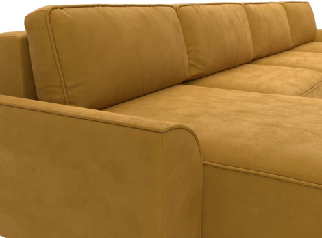 Диван п-образный Лига-048 НПБ лонг Лига Диванов (Велюр) арт.128344